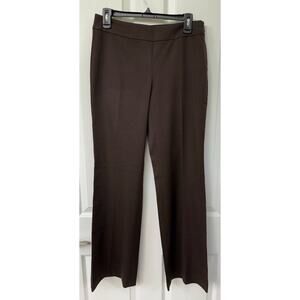 Cache dark brown vintage size 2 dress pants straight leg